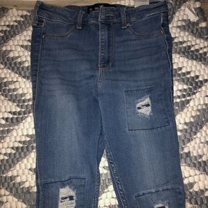 Hollister partial ripped jeans